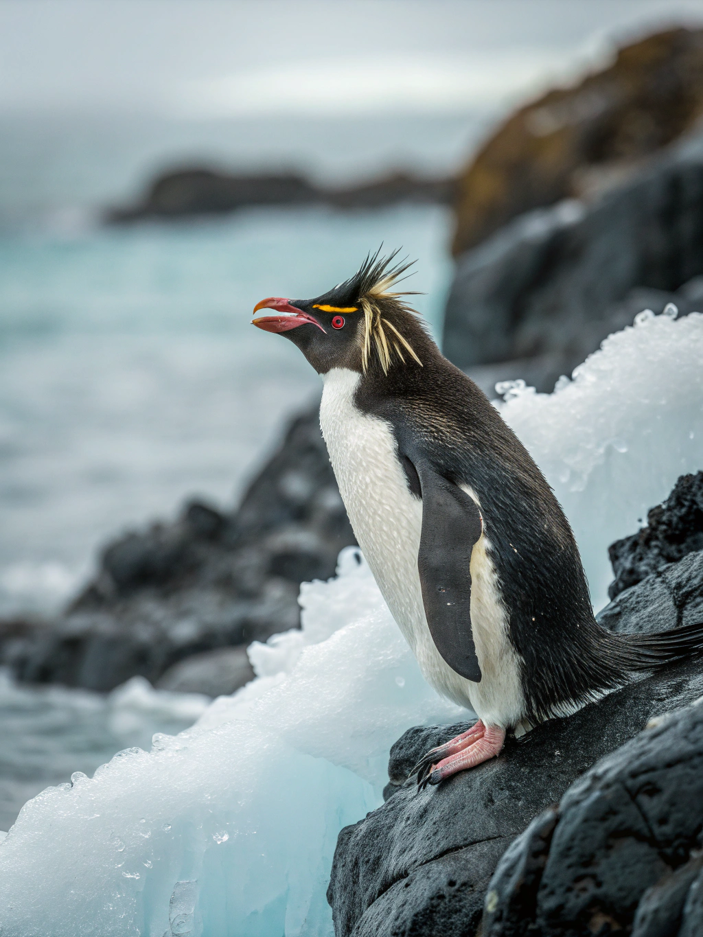 Galapagos penguin habitat