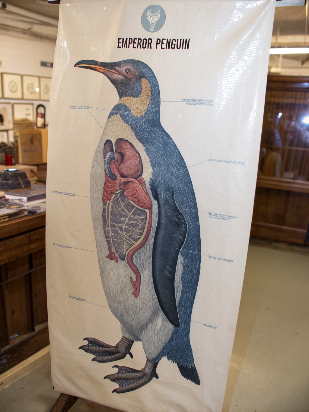 Penguin Anatomy Illustration